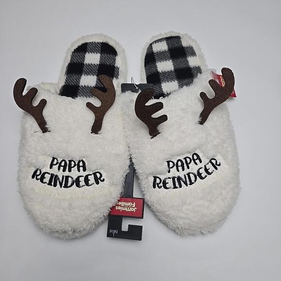 Other - Jammies For Your Families Papa Reindeer Slipper Men’s Size 10/11